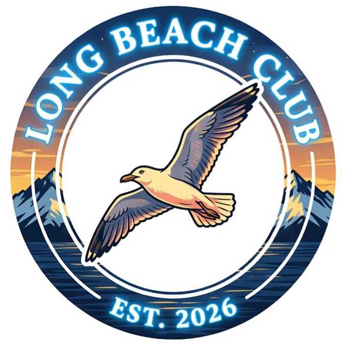 Logo circular de Long Beach Club